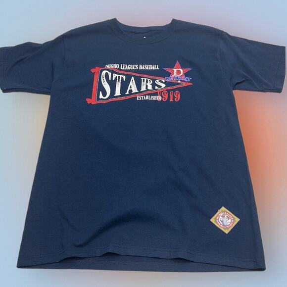 NEGRO LEAGUE BASEBALL DETROIT STARS Men’s Medium T-Shirt - Picture 2 of 4